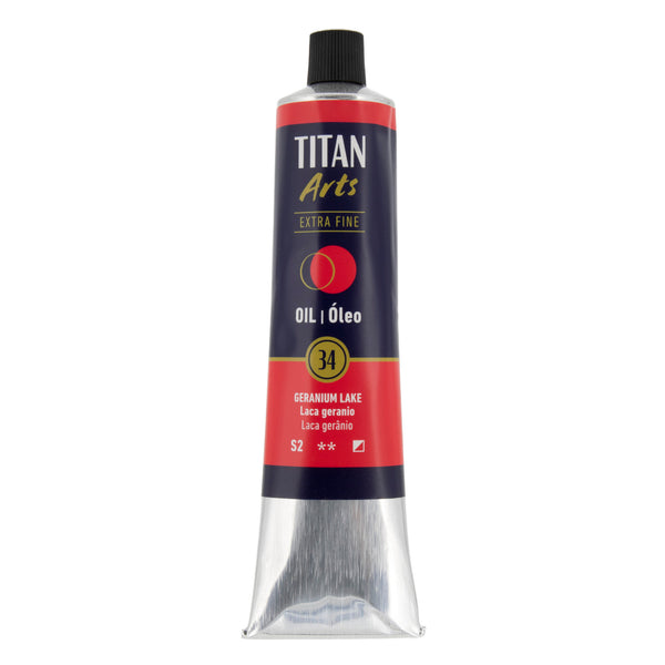 TITAN Arts Oil Colour Extra Fine tube 200 ml Geranium Lake N° 34