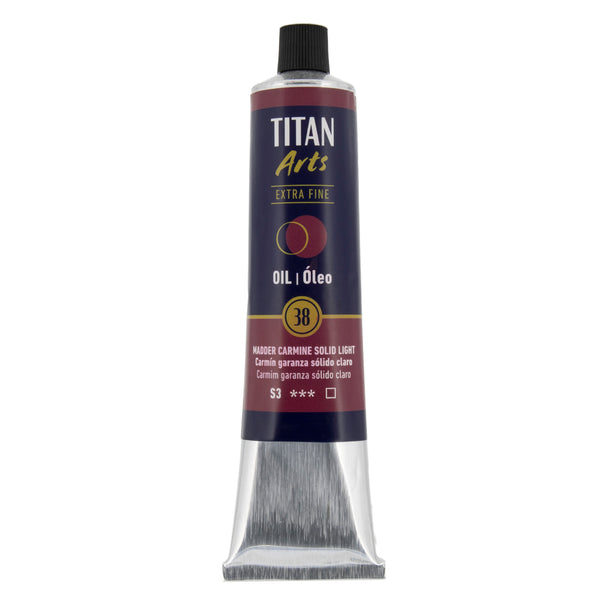 TITAN Arts Oil Colour Extra Fine tube 200 ml Madder carmine solid light N° 38