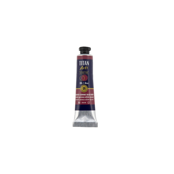 TITAN Arts Oil Colour Extra Fine tube 20 ml Madder carmine solid deep N° 39