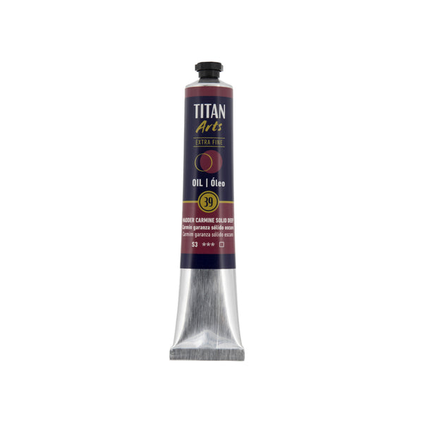 TITAN Arts Oil Colour Extra Fine tube 60 ml Madder carmine solid deep N° 39