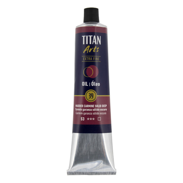 TITAN Arts Oil Colour Extra Fine tube 200 ml Madder carmine solid deep N° 39