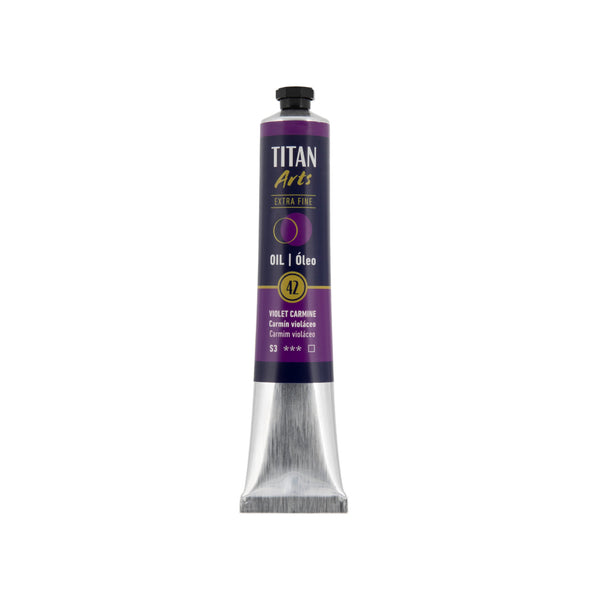 TITAN Arts Oil Colour Extra Fine tube 60 ml Violet carmine N° 42