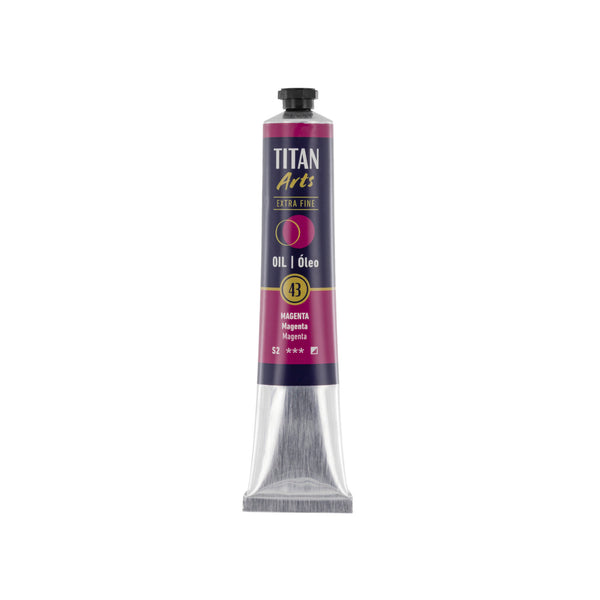 TITAN Arts Oil Colour Extra Fine tube 60 ml Magenta N° 43
