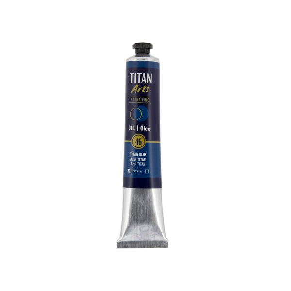 TITAN Arts Oil Colour Extra Fine tube 60 ml TITAN blue N° 46
