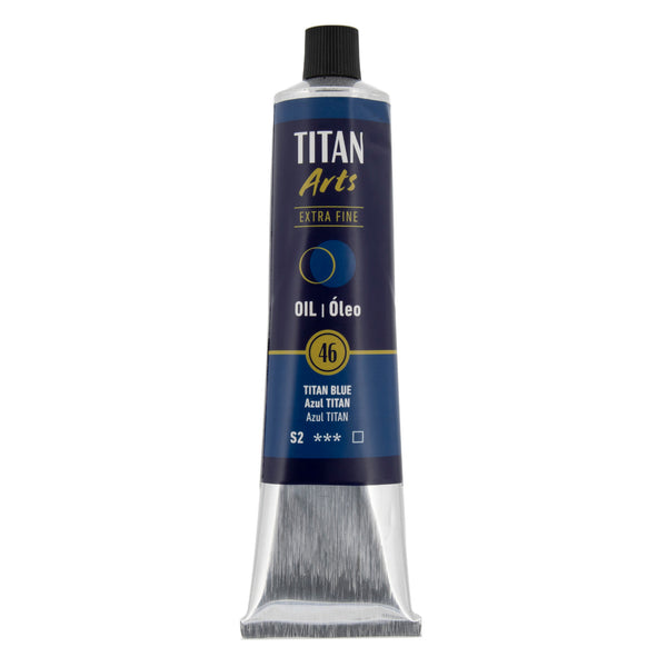 TITAN Arts Oil Colour Extra Fine tube 200 ml TITAN blue N° 46