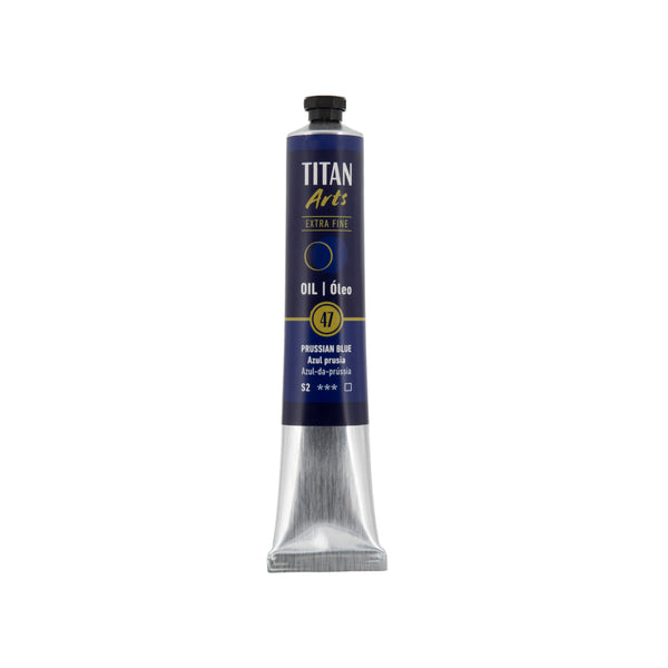 TITAN Arts Oil Colour Extra Fine tube 60 ml Prussian blue N° 47
