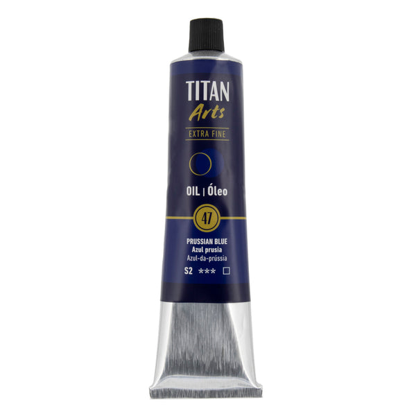 TITAN Arts Oil Colour Extra Fine tube 200 ml Prussian blue N° 47