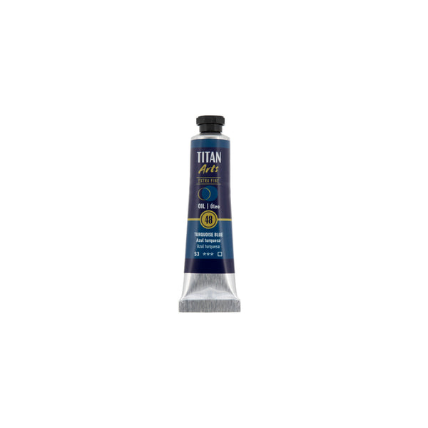 TITAN Arts Oil Colour Extra Fine tube 20 ml Turquoise blue N° 48