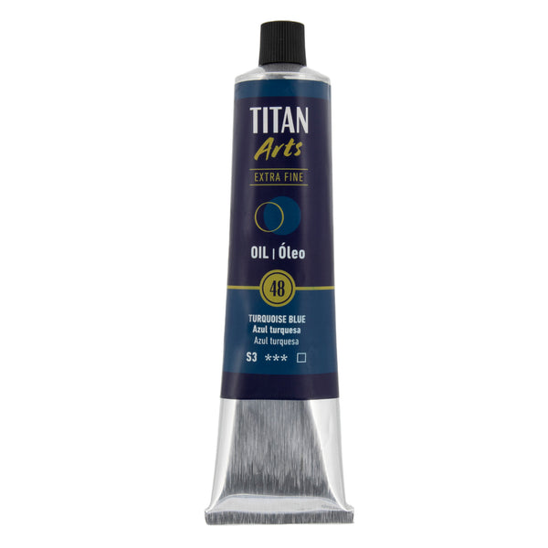 TITAN Arts Oil Colour Extra Fine tube 200 ml Turquoise blue N° 48