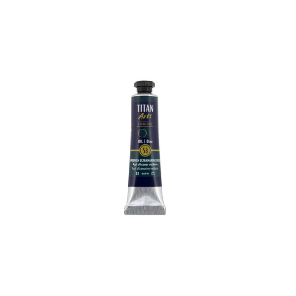 TITAN Arts Oil Colour Extra Fine tube 20 ml Greenish ultramarine blue N° 53