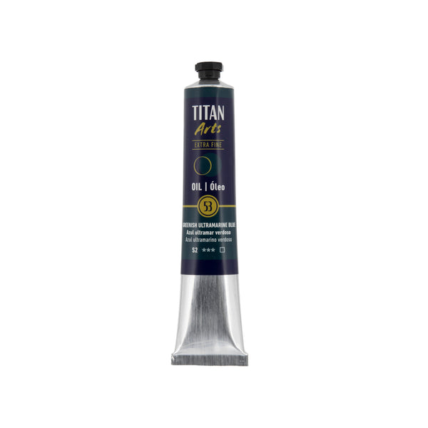 TITAN Arts Oil Colour Extra Fine tube 60 ml Greenish ultramarine blue N° 53
