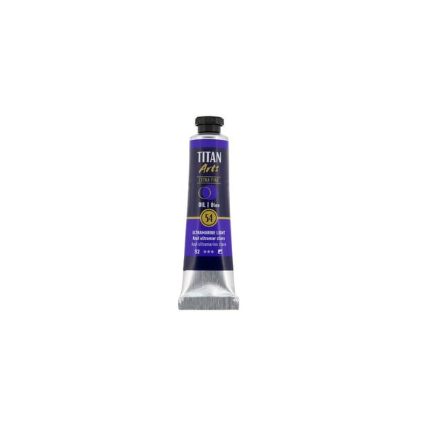 TITAN Arts Oil Colour Extra Fine tube 20 ml Ultramarine light N° 54