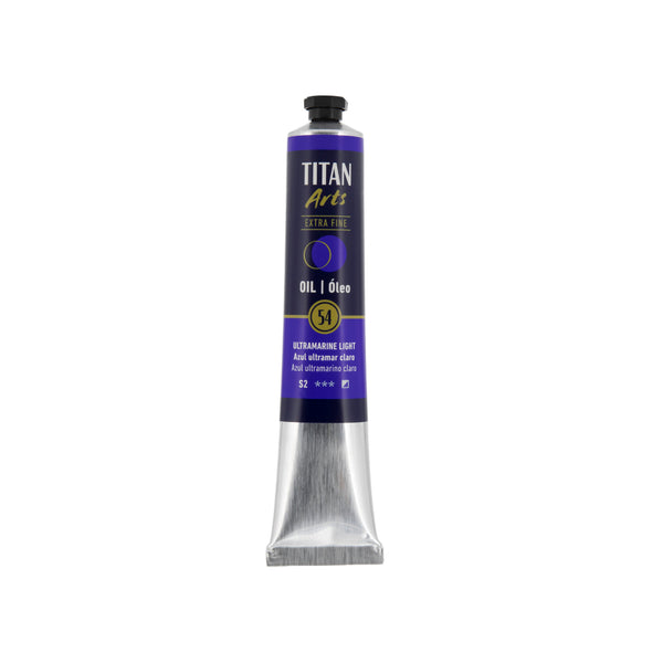 TITAN Arts Oil Colour Extra Fine tube 60 ml Ultramarine light N° 54