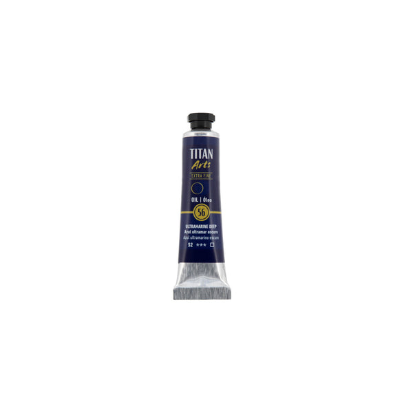 TITAN Arts Oil Colour Extra Fine tube 20 ml Ultramarine deep N° 56
