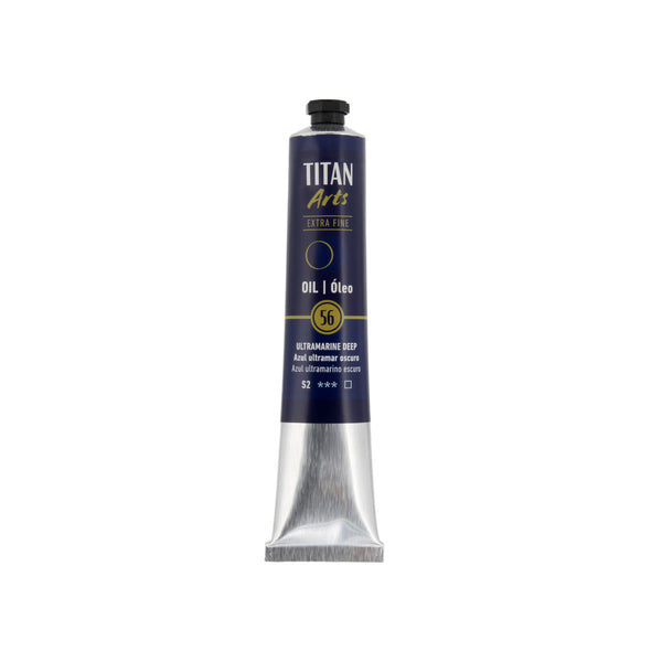 TITAN Arts Oil Colour Extra Fine tube 60 ml Ultramarine deep N° 56