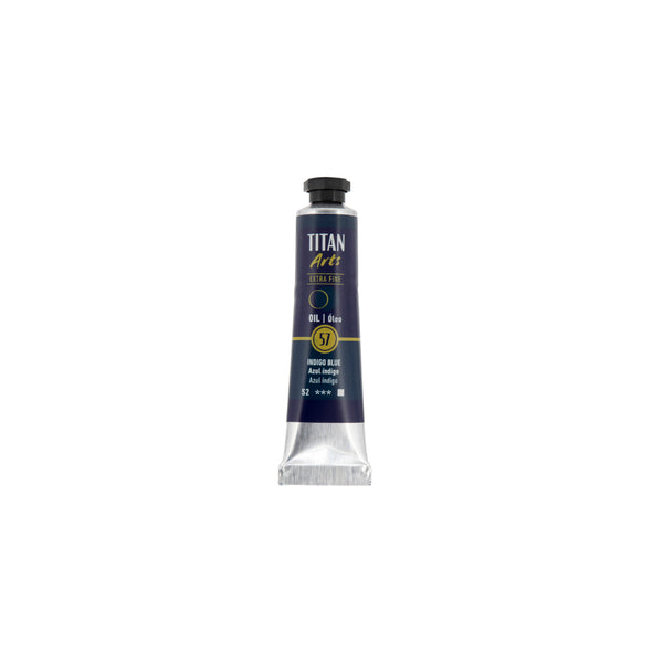 TITAN Arts Oil Colour Extra Fine tube 20 ml Indigo blue N° 57