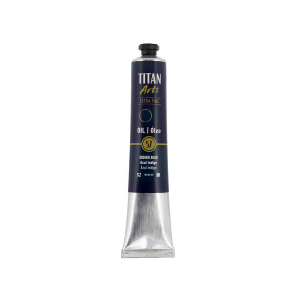 TITAN Arts Oil Colour Extra Fine tube 60 ml Indigo blue N° 57