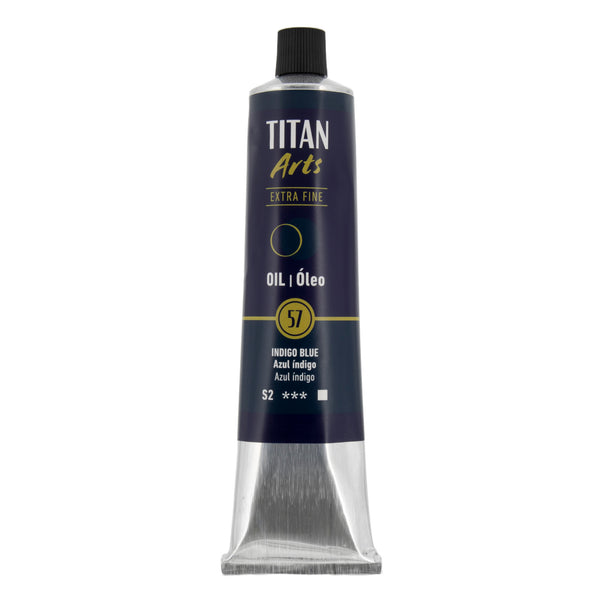 TITAN Arts Oil Colour Extra Fine tube 200 ml Indigo blue N° 57