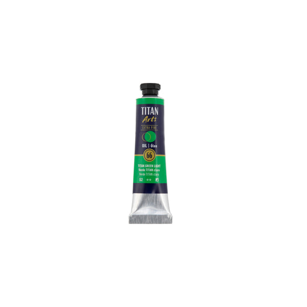 TITAN Arts Oil Colour Extra Fine tube 20 ml TITAN green light N° 66