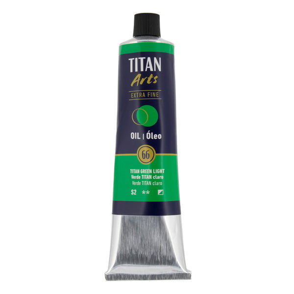 TITAN Arts Oil Colour Extra Fine tube 200 ml TITAN green light N° 66