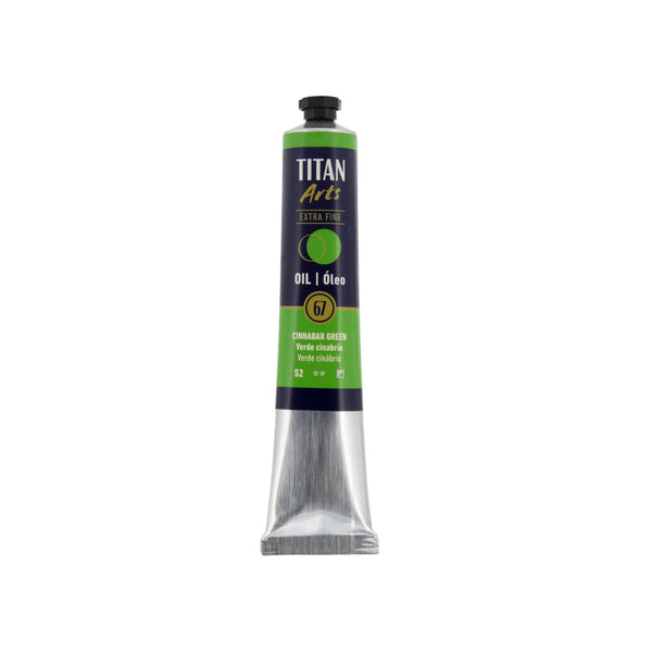 TITAN Arts Oil Colour Extra Fine tube 60 ml Cinnabar green N° 67