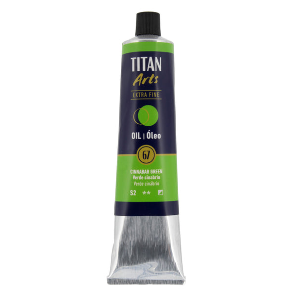 TITAN Arts Oil Colour Extra Fine tube 200 ml Cinnabar green N° 67