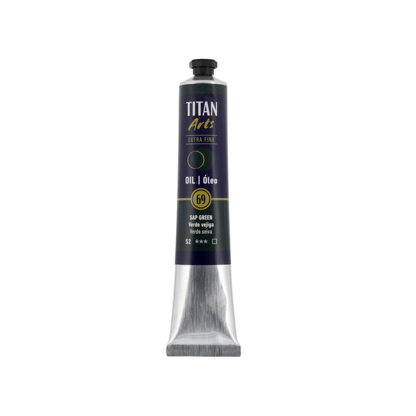 TITAN Arts Oil Colour Extra Fine tube 60 ml Sap green N° 69