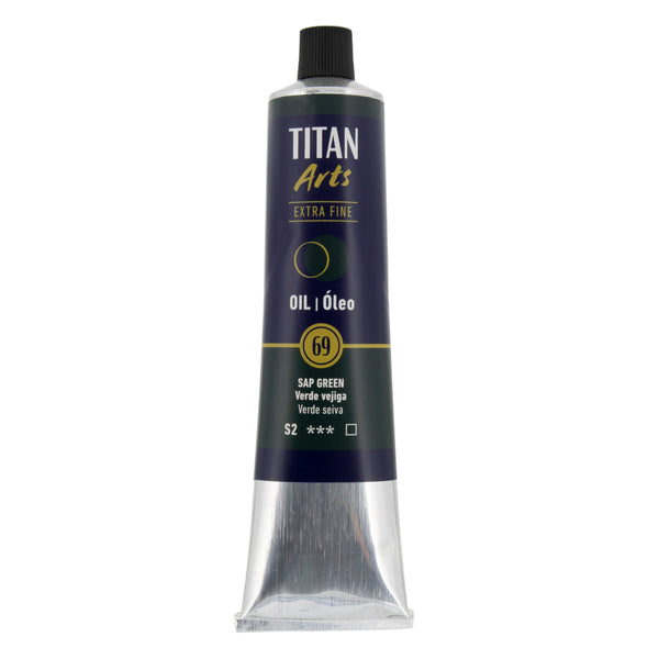 TITAN Arts Oil Colour Extra Fine tube 200 ml Sap green N° 69