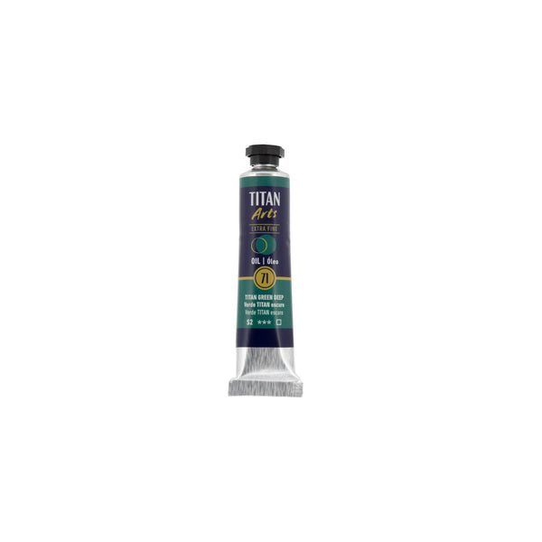 TITAN Arts Oil Colour Extra Fine tube 20 ml TITAN green deep N° 71