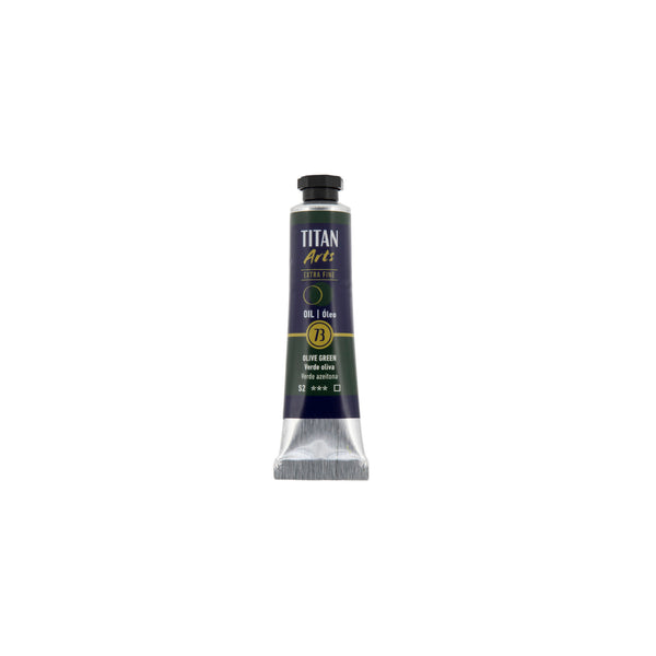 TITAN Arts Oil Colour Extra Fine tube 20 ml Olive green N° 73