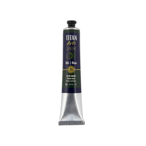 TITAN Arts Oil Colour Extra Fine tube 60 ml Olive green N° 73