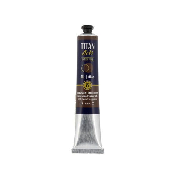 TITAN Arts Oil Colour Extra Fine tube 60 ml Transparent oxide brown N° 75