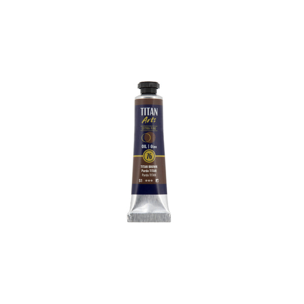 TITAN Arts Oil Colour Extra Fine tube 20 ml TITAN brown N° 76