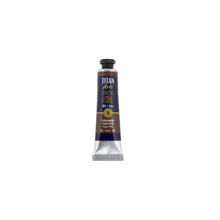 TITAN Arts Oil Colour Extra Fine tube 20 ml TITAN brown N° 76
