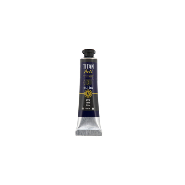 TITAN Arts Oil Colour Extra Fine tube 20 ml Sepia N° 77