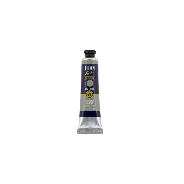 TITAN Arts Oil Colour Extra Fine tube 20 ml TITAN grey N° 79
