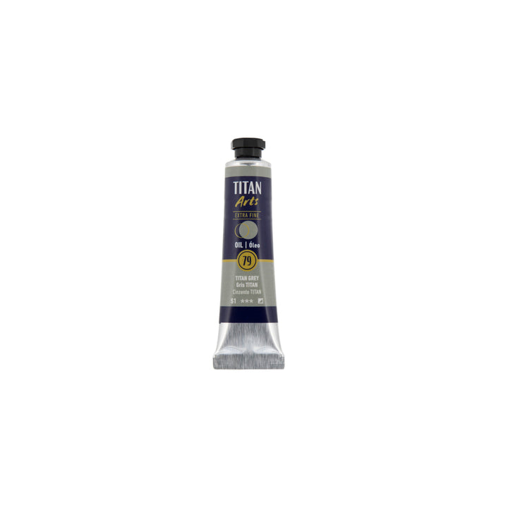 TITAN Arts Oil Colour Extra Fine tube 20 ml TITAN grey N° 79
