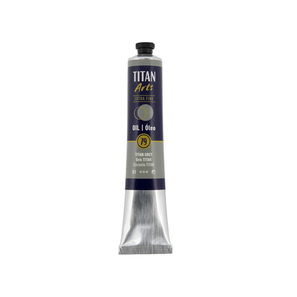 TITAN Arts Oil Colour Extra Fine tube 60 ml TITAN grey N° 79