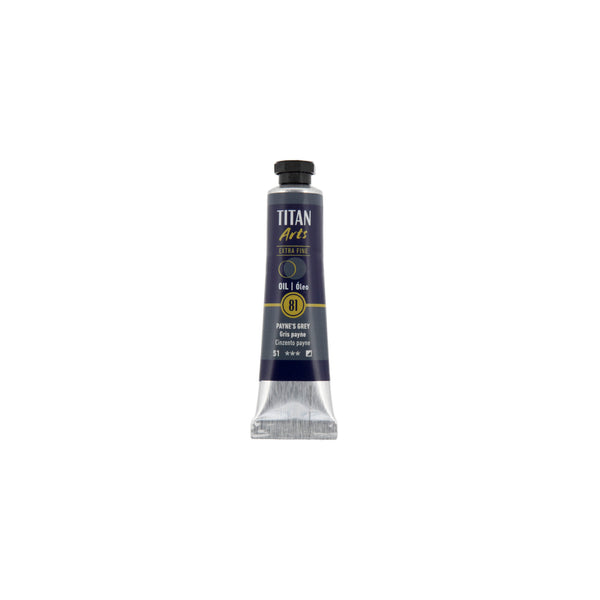 TITAN Arts Oil Colour Extra Fine tube 20 ml Payne's grey N° 81