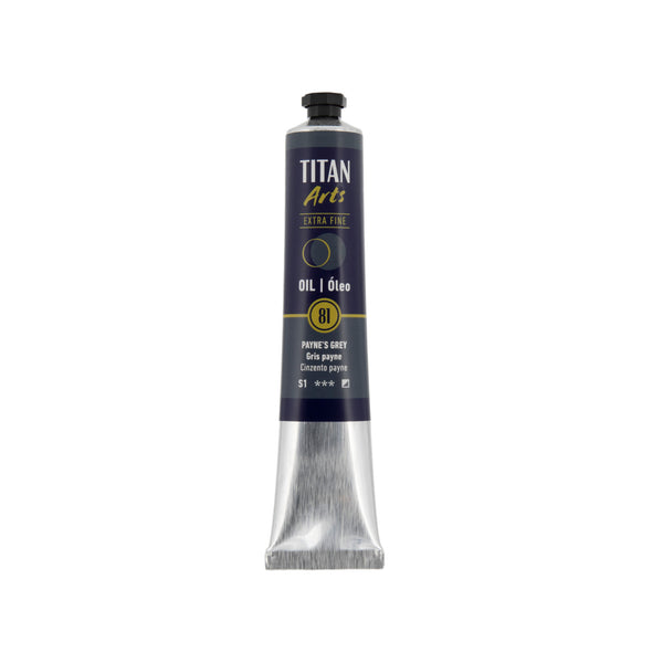 TITAN Arts Oil Colour Extra Fine tube 60 ml Payne's grey N° 81