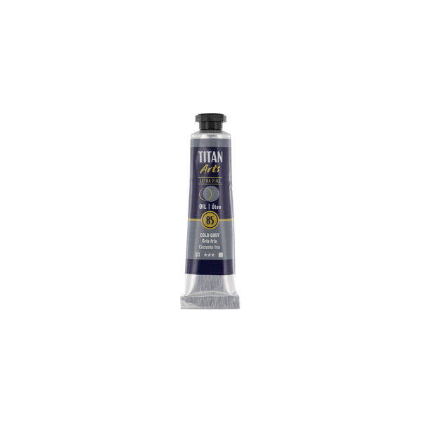 TITAN Arts Oil Colour Extra Fine tube 20 ml Cold grey N° 85