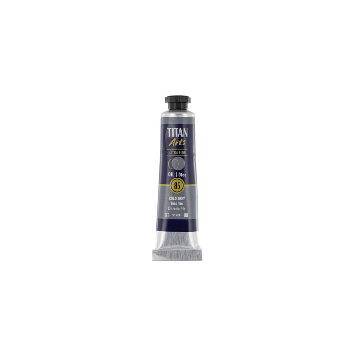 TITAN Arts Oil Colour Extra Fine tube 20 ml Cold grey N° 85