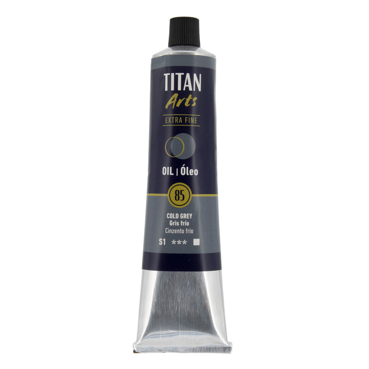 TITAN Arts Oil Colour Extra Fine tube 200 ml Cold grey N° 85