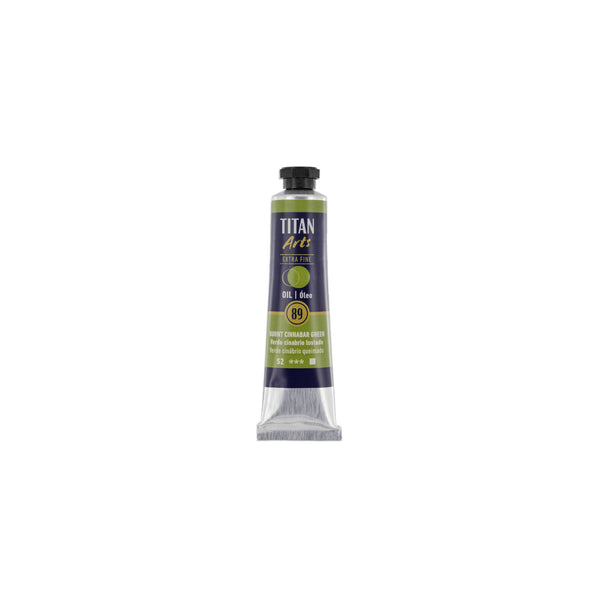 TITAN Arts Oil Colour Extra Fine tube 20 ml Burnt cinnabar green N° 89
