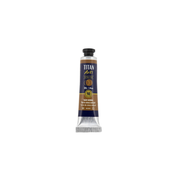 TITAN Arts Oil Colour Extra Fine tube 20 ml Raw sienna N° 90