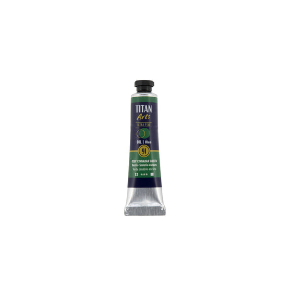 TITAN Arts Oil Colour Extra Fine tube 20 ml Deep cinnabar green N° 91