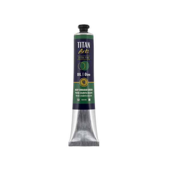 TITAN Arts Oil Colour Extra Fine tube 60 ml Deep cinnabar green N° 91