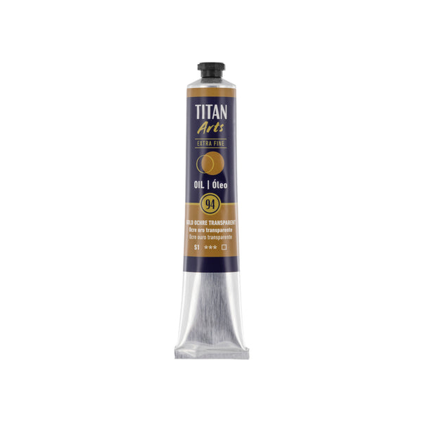 TITAN Arts Oil Colour Extra Fine tube 60 ml Gold ochre transparent N° 94