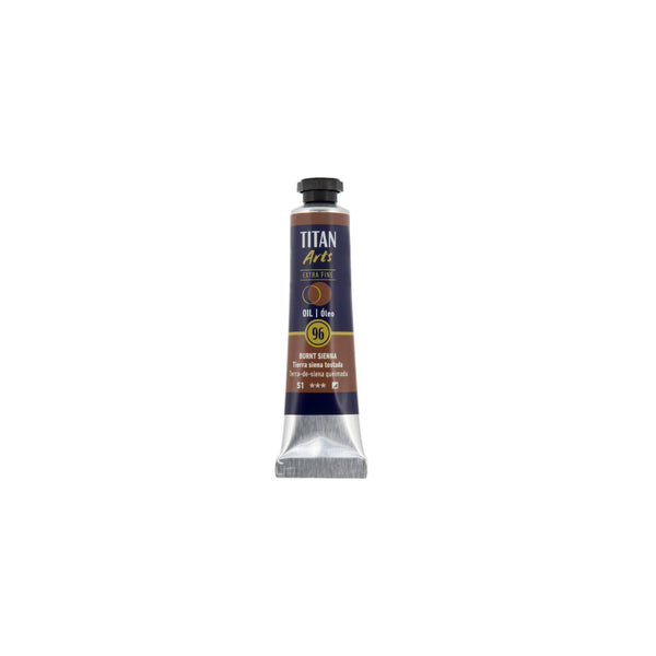 TITAN Arts Oil Colour Extra Fine tube 20 ml Burnt sienna N° 96