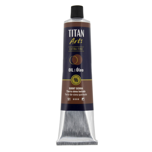 TITAN Arts Oil Colour Extra Fine tube 200 ml Burnt sienna N° 96
